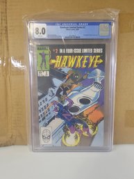 COMIC BOOK - CGC 8.0 Hawkeye Limited Series #2 GRADED