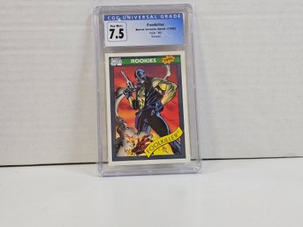 1990 Marvel Universe Series (1990) Foolkiller Rookie Impel #87 GRADED CGC 7.5 NEAR MINT