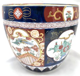 Large Imari Plant Pot