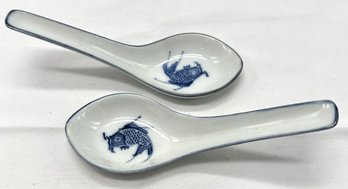 Pair Of Chinese Vintage Spoons