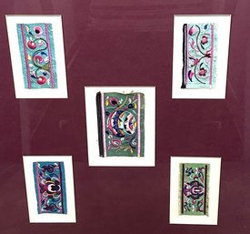 A Large Framed Chinese Vintage Silk Embroidery Picture