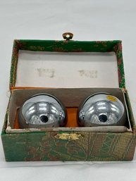 Chinese Musical Metal Massage Balls With Box