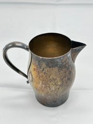 Vintage Silver-Plated Water Pitcher, Vintage Dining Water Pitcher