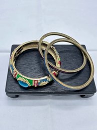 Three Vintage Bangles