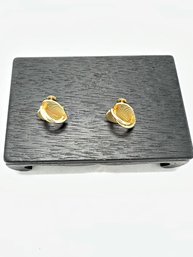 Coro Vintage Gold Tone Earrings