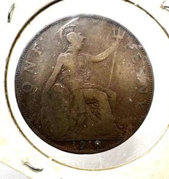1918 UK One Penny