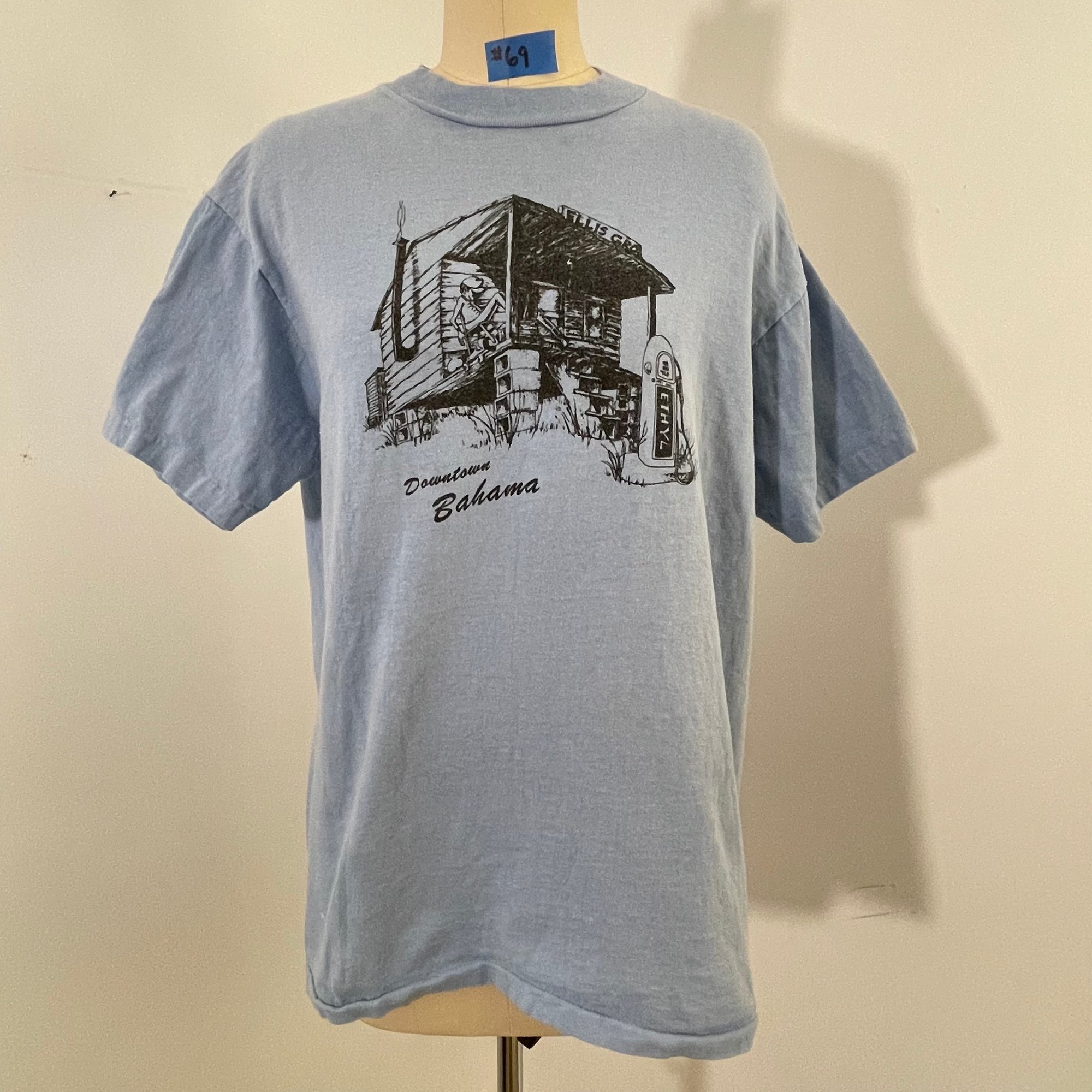 T-shirt Vintage USA 'Road Kill Cafe' - Single Stitch, Taille XL Homme - Années 90, Occasion Très Bon état
