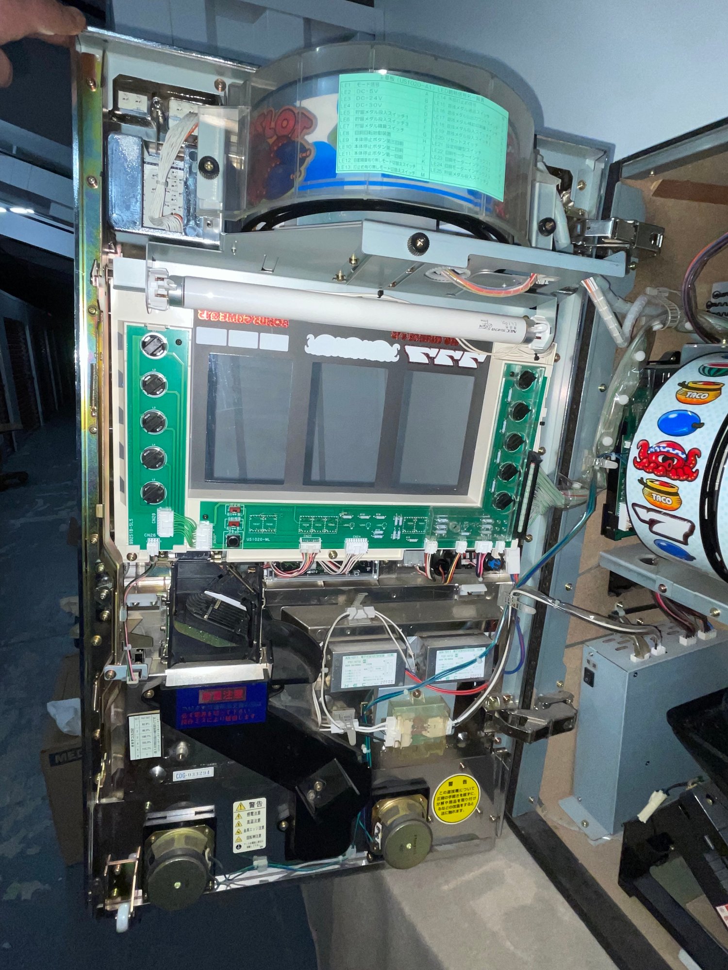 Taco Slot Vintage Japanese Pachislo Slot Machine - Perfect Working