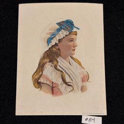 'THOMAS' ECLECTRIC OIL' Antique Victorian Trade Card