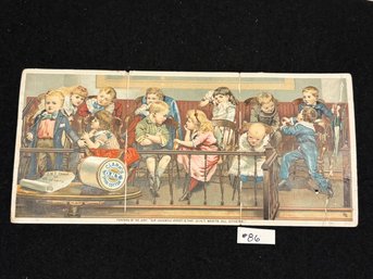 Jury Of Children - Clark's O.N.T. Antique Advertising Trade Card