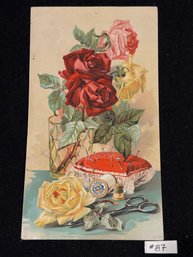 Clark's O.N.T. Antique Advertising Trade Card