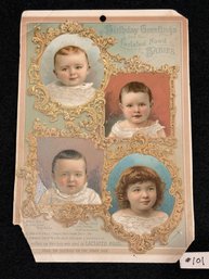 LACTATED FOOD Victorian Advertising Trade Card