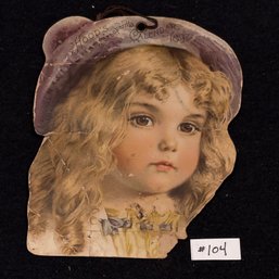 1897 'Hood's Sarsaparilla' Victorian Advertising Trade Card