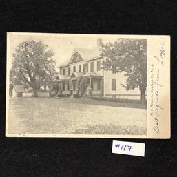 'Red Tavern' Applegarth, N. J. (1907) Antique Postcard
