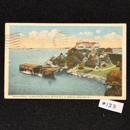 'BEACON ROCK' Estate Of E.D. Morgan - Newport, R.I. 1920 Antique Postcard