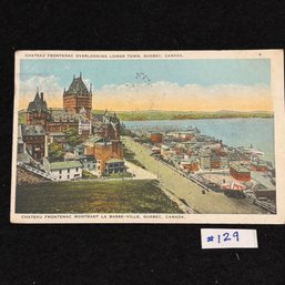 'CHATEAU FRONTENAC' Quebec, Canada 1926 Postcard