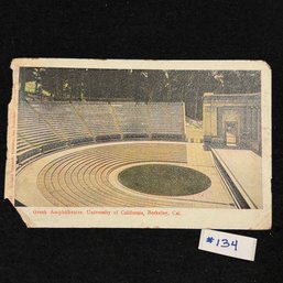 'Greek Amphitheatre' University Of California, Berkeley, California (1909) Antique Postcard