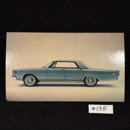 1965 Mercury 'PARK LANE' Vintage Car Advertising Card