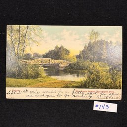 'Washington Park Bridge' Chicago, IL (1906) Antique Postcard