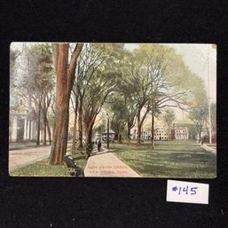 'New Haven Green' Connecticut 1909 Antique Postcard