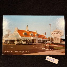 East Orange, NJ 'HOWARD JOHNSON'S' Vintage Postcard