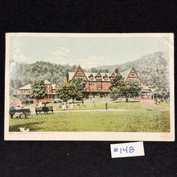 ''SILVER BAY HOTEL' LAKE GEORGE, N. Y. 1906 Antique Postcard