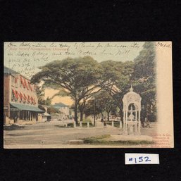 Georgetown, British Guiana 'Main Street' Antique Postcard
