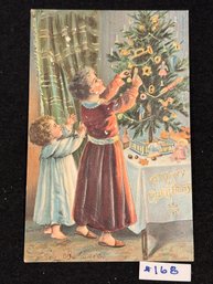 Antique Embossed Christmas Postcard