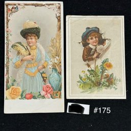 (2) Victorian Trade Cards - W.H. Bush & Co. CHICAGO, IL