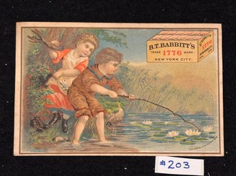 B.T. Babbitt's 'Medicinal Yeast' Antique Advertising Victorian Trade Cards