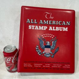 'The All American Stamp Album' 1975 With Some Stamps