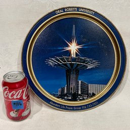 Oral Roberts University Metal Tray VINTAGE