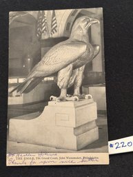 'THE EAGLE' John Wanamaker, Philadelphia Vintage Postcard