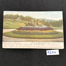 Meriden, Connecticut 'Hubbard Park' 1907 Antique Postcard