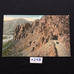 'Sky Line Drive' Near Canon City, Colorado Vintage Postcard
