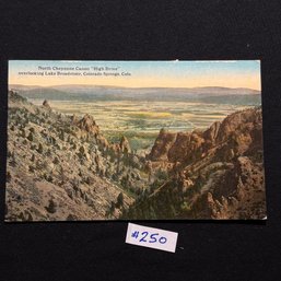 'NORTH CHEYENNE CANON' Colorado Springs, Colorado Vintage Postcard