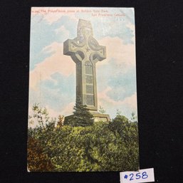 'The Prayer-book Cross At Golden Gate Park' San Francisco, California 1909 Antique Postcard