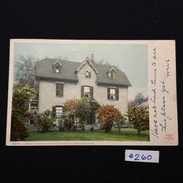 'Harriet Beecher Stowe's Residence' Hartford, Connecticut 1905 Antique Postcard