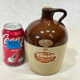 Vintage Stoneware APPLE JACK BRANDY Jug, Bottle