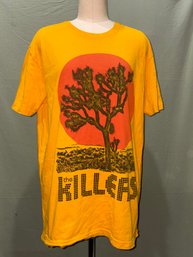 Yellow THE KILLERS Band T-Shirt, Size Large