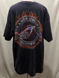 Black ORANGE COUNTY CHOPPERS Motorcycle T-Shirt, Size XL