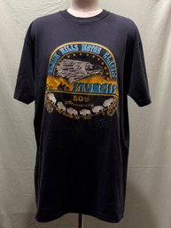1990 'Black Hill Motorcycle Classic' STURGIS 50th Anniversary Vintage T-Shirt, Size Large
