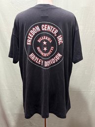 Vintage Harley Davidson Motorcycles T-Shirt, Size XL Freedom Center Inc. Billerica, Massachusetts