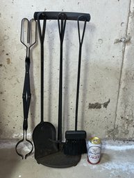 Iron Fireplace Tools Set