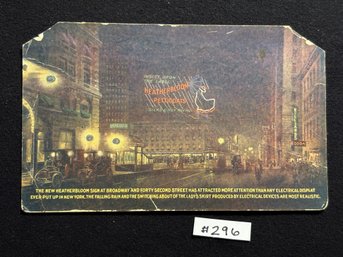 HEATHERBLOOM SIGN New York City Antique Postcard