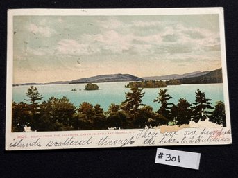 Lake George 1906 Antique Postcard