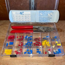 Wire Terminal Kit With Crimping Tool