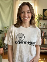Vintage JAGERMEISTER ...So Smooth T-Shirt, Size XL Single Stitch
