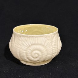 Vintage BELLEEK 'Toy Shell' Small Open Sugar Bowl - Irish Porcelain