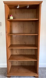 Tall Pine Bookcase, Shelf - Nice Natural Warm Tone Wood - Real Wood
